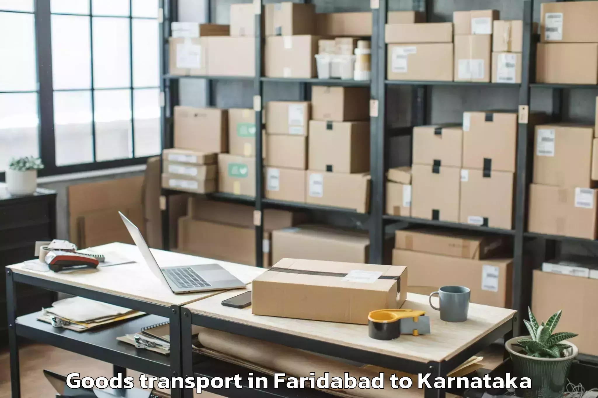 Book Your Faridabad to Ganagapura Goods Transport Today